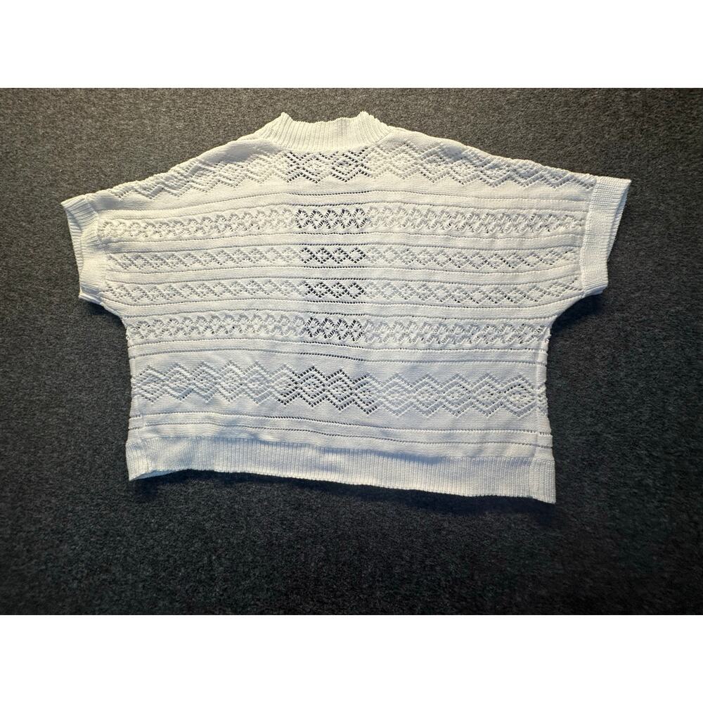 Croft & Barrow White Shrug Sweater Size 2X EUC - Picture 6 of 6